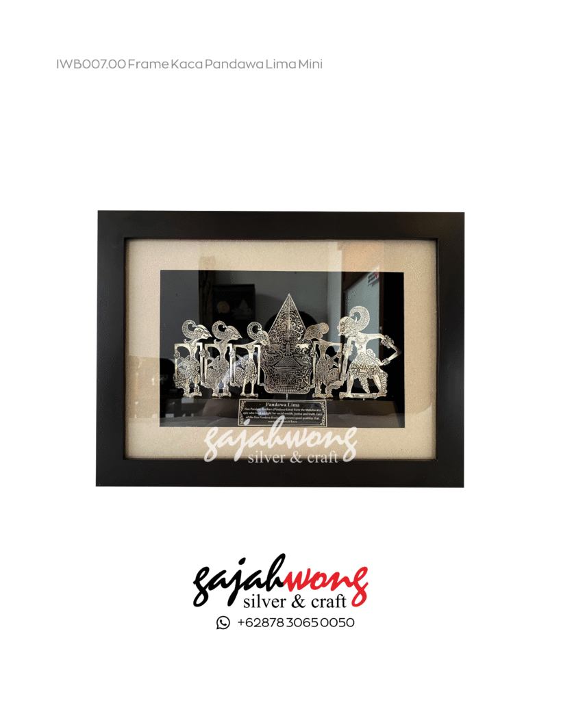 Frame Kaca Rounded Frame Kaca Pandawa Lima Mini - GAJAH WONG